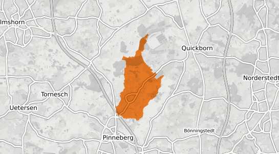 Mietspiegelkarte Borstel Hohenraden